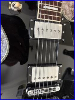 Burny RLC Les Paul Custom Modified Kent Armstrong Pickups Black from Japan