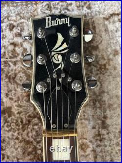 Burny RLC Les Paul Custom Modified Kent Armstrong Pickups Black from Japan