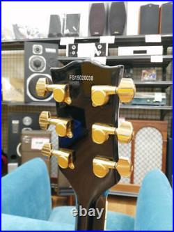 Burny Srlc-55 Les Paul Custom Type Black Lp Lespaul Blk Bk Electric Guitar