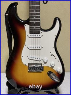 Busker ST-Style Electric Guitar Sunburst 3 Pickup 21F with Stand Busker ST-Style Electric Guitar Sunburst 3 Pickup 21F with Stand