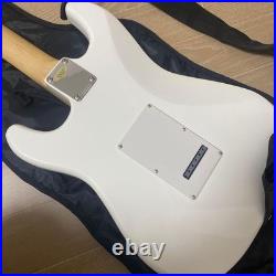 Busker's Electric Guitar Set White with Case and Manual