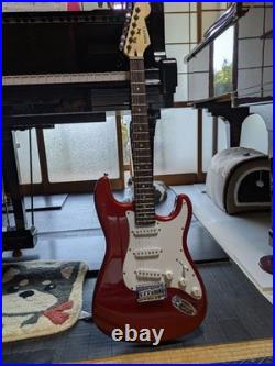 Busker's Red Electric Guitar with Chiikawa Pick, Single Coil Pickup, Soft Case Busker's Red Electric Guitar with Chiikawa Pick, Single Coil Pickup, Soft Case