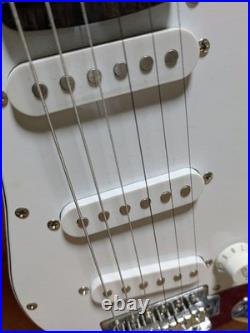 Busker's Red Electric Guitar with Chiikawa Pick, Single Coil Pickup, Soft Case Busker's Red Electric Guitar with Chiikawa Pick, Single Coil Pickup, Soft Case