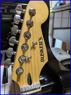 Busker's Red Electric Guitar with Chiikawa Pick, Single Coil Pickup, Soft Case Busker's Red Electric Guitar with Chiikawa Pick, Single Coil Pickup, Soft Case