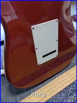 Busker's Red Electric Guitar with Chiikawa Pick, Single Coil Pickup, Soft Case Busker's Red Electric Guitar with Chiikawa Pick, Single Coil Pickup, Soft Case