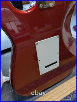 Busker's Red Electric Guitar with Chiikawa Pick, Single Coil Pickup, Soft Case Busker's Red Electric Guitar with Chiikawa Pick, Single Coil Pickup, Soft Case
