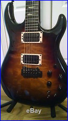 CARVIN DC400 QUILTED TOP USED with piezo wilkinson tremolo