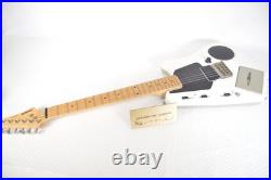 CASIO EG-5 Electric Guitar Eleking Built-in Recorder Speaker White Working
