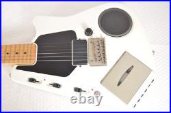 CASIO EG-5 Electric Guitar Eleking Built-in Recorder Speaker White Working