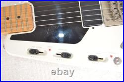 CASIO EG-5 Electric Guitar Eleking Built-in Recorder Speaker White Working