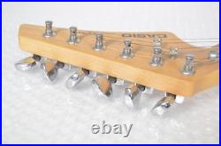 CASIO EG-5 Electric Guitar Eleking Built-in Recorder Speaker White Working