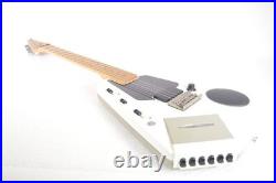 CASIO EG-5 Electric Guitar Eleking Built-in Recorder Speaker White Working