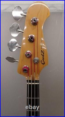 COOLZ ZJB-1R Used Alder body Maple neck Rosewood fingerboard Black withGig case