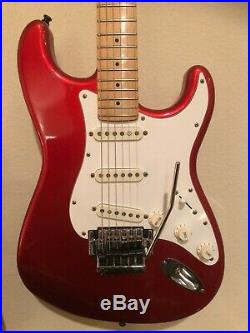 Candy Apple Red MIJ FENDER Stratocaster E-Series Made in Japan 1985-86 Excellent
