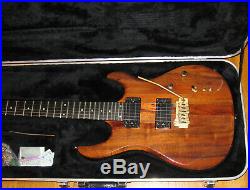 Carvin DC127T 1993 Koa Solid Body Electric Guitar withCase