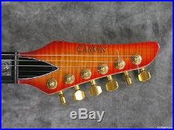 Carvin DC400 Premium DC 400 Guitar Flamed Cherry Sunburst with Tweed Case