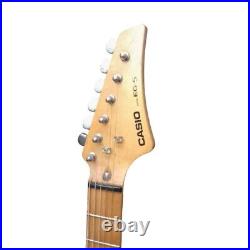 Casio EG-5 EleKing Guitar Cassette Speake black Used? Operation confirmed Casio EG-5 EleKing Guitar Cassette Speake black Used? Operation confirmed
