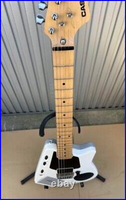 Casio EG-5 EleKing Guitar White with Cassette Speaker