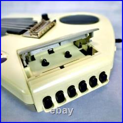 Casio EG-5 EleKing Guitar White with Cassette Speaker Confirmed Operation