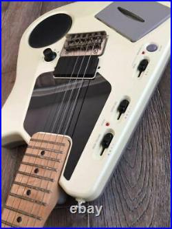 Casio EG-5 EleKing Guitar White with Cassette Speaker USED GC from Japan
