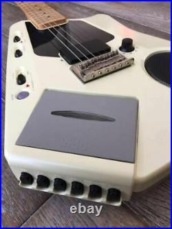 Casio EG-5 EleKing Guitar White with Cassette Speaker USED GC from Japan