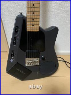 Casio EG-5 Electric Guitar Black with Power Adapter Cassette Tape 1980s JP Used