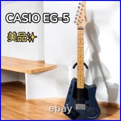 Casio EG-5 black EleKing Guitar Cassette Speake No External Amp Required Casio EG-5 black EleKing Guitar Cassette Speake No External Amp Required
