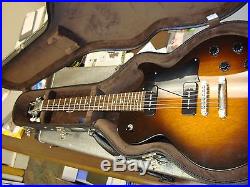 Collings 290 Solid Body Electric Guitar in Tobacco Sunburst. Fat neck