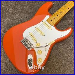 CoolZ V Series Bass Guitar Basswood Maple Neck Red