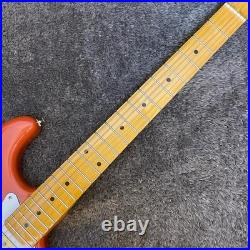 CoolZ V Series Bass Guitar Basswood Maple Neck Red