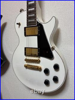 CoolZ ZLC-10 Les Paul Custom Snow White Electric Guitar WithGig Bag Used Product