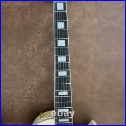 Cream Handcrafted Gold Parts Humbucker Electric Guitar Binding Archtop FREE SHIP