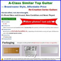 Cream Handcrafted Gold Tuner Humbucker Electric Guitar Binding Archtop FREE SHIP Cream Handcrafted Gold Tuner Humbucker Electric Guitar Binding Archtop FREE SHIP