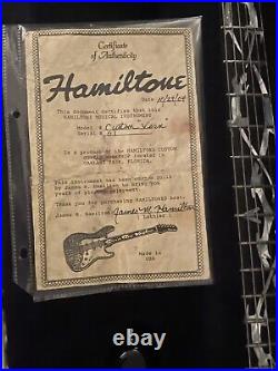 Custom Handbuilt Hamiltone Guitar By James Hamilton Himself