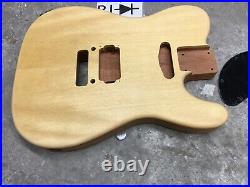 Custom Telecaster Guitar Body Canary Mahogany Single Humbucker Floyd HS