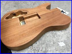 Custom Telecaster Guitar Body Canary Mahogany Single Humbucker Floyd HS