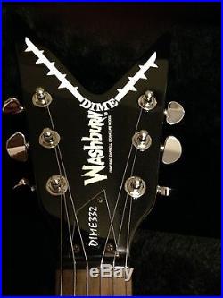 DAMAGEPLAN autographed Washburn DIMEBAG Guitar PANTERA