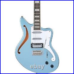 D'Angelico Bedford SH LE Guitar with Tremolo Ice Blue Metallic 194744880827 OB