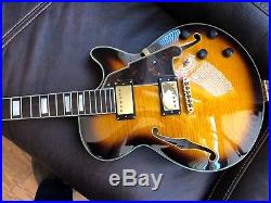 D'Angelico EX-SS Semi-Hollowbody Electric Guitar Vintage Sunburst