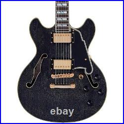 D'Angelico Excel Mini DC Semi-Hollow Guitar withDuncan HB's/Stopbar 19788108099 OB
