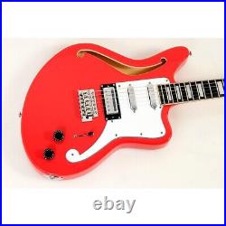 D'Angelico Premier Bedford SH LE Guitar withTremolo Fiesta Red 194744822551 OB