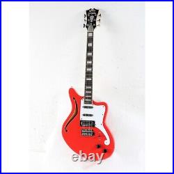 D'Angelico Premier Bedford SH LE Guitar with Tremolo Fiesta Red 194744846120 OB