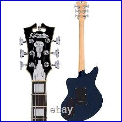 D'Angelico Premier Bedford SH LE Guitar with Tremolo Navy Blue 197881094027 RF