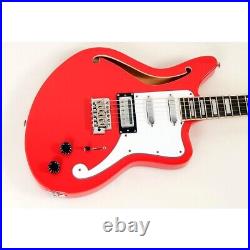 D'Angelico Premier Series Bedford SH LE Guitar withTrem Fiesta Red 194744857386 OB