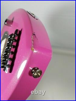 Daisy Rock Heartbreaker Short Scale Electric Guitar Pink Heart RARE