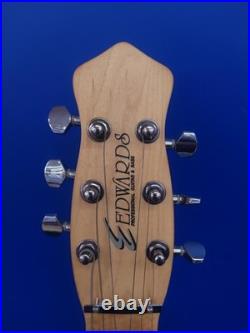 EDWARS E-RS-32M Used Maple neck Maple fingerboard White withSoft case