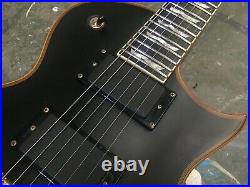 ESP LTD EC-1000 Deluxe Vintage Black Electric Guitar 2007 Korea EMG's EC 1000
