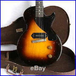 EXTREMELY RARE 1954 Gibson Les Paul Jr 2-PIECE MAPLE BODY! Junior Burst Standard
