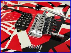 E. V. H. STRIPE SERIES R/B/W Used Electric Gutiar