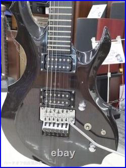 Edwards Forest GT Black Electric Guitar Used Shipping From Japan withGig Bag